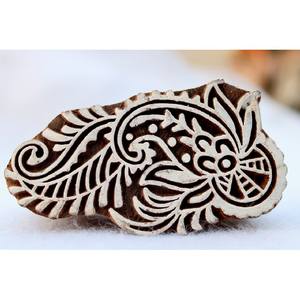 Sellos de impresión de madera para artesanía, bloque de Impresión textil tallado a mano, bloque de tela, Impresión textil - Product Image 4