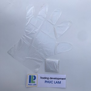 Nuevo guante de plástico HDPE de embalaje único de alta calidad con certificado CE Guantes desechables Pe para comida rápida de Vietnam - Product Image 5
