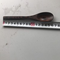 Juego de Cuchara y Tenedor de Ébano Sostenible al por Mayor, Cubiertos Reutilizables de Madera de Coco, Alta Calidad, Hechos a Mano, Origen Vietnam, Marca COCO-ECO