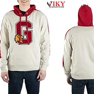 Sudaderas con capucha para hombre Logotipo bordado de chenilla personalizado Sudadera con capucha colorida y sudaderas Parches de chenilla personalizados Sudaderas con capucha bordadas - Product Image 5