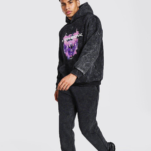 Ensemble survêtement et sweat-shirt à logo sur le devant pour homme personnalisé, 100% coton respirant, style formel, survêtement d'été - Product Image 1