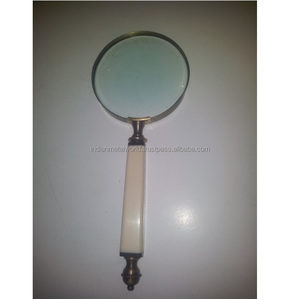 Thiết kế khác nhau lớn kim loại cầm tay Reading Magnifier Magnifier với ống kính đứng ở mức giá thấp nhất - Product Image 5