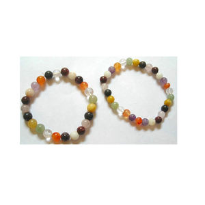 <b>Healing</b> Gemstone Mix Agate Fashion Charm <b>Bracelets</b> - Product Image 1