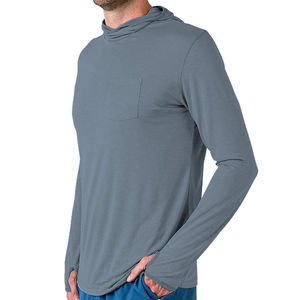 Camiseta de Algodón de Alta Calidad para Hombre, de Manga Corta, con Capucha, Color Personalizado, Transpirable, Talla Grande, Color Sólido, con Logotipo Propio - Product Image 5