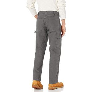 Pantalones de trabajo de algodón para hombre, pantalón de carpintero personalizado, barato - Product Image 4