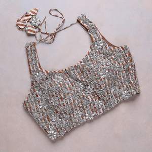 LAUNCH-tela de seda de VICHITRA, diseño de SAREE, novedad - Product Image 5