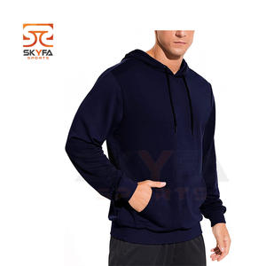 Sudadera con capucha de cuello alto para hombre, diseño de moda, personalizada, de gimnasio, polar, para Fitness, la más vendida - Product Image 6
