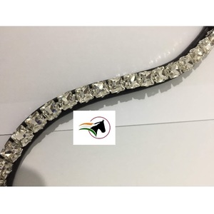 Bande adhésive rétro à sourcils pour cheval, en cristal opale transparent, de luxe, économique, tendance, avec bande ouverte au dos, à boucle, 1 pièce - Product Image 5