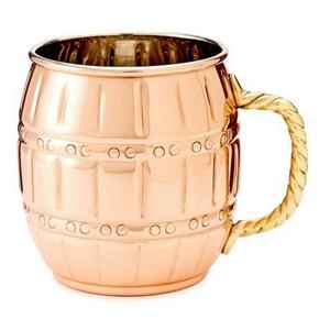 Juego de vasos de cobre de 2 vasos de cobre de calidad superior hechos a mano 100% vasos de cobre acabado brillante superventas tazas de cobre para bebidas - Product Image 5