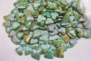 Corazón con frase verde, gema en forma de corazón, GEMA, cabujón, GEMA, jaspe verde, venta al por mayor - Product Image 3