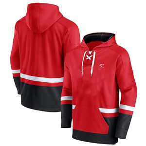 Chándal de hockey sobre hielo con cuello atado de gran tamaño, ropa de entrenamiento, sudaderas con capucha personalizadas de hockey sobre hielo 2025 - Product Image 4
