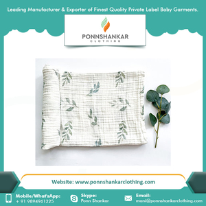 2023 vente chaude usine vente bio Swaddle couverture ensemble bébé réglable Swaddle Wrap du fournisseur indien - Product Image 4