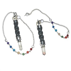 Get Online Blue Aventurine Spiral 3pcs Pendulums : Blue Aventurine Spiral 3pcs Pendulums for Sale - Product Image 1