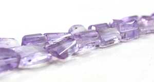 พลอยอะมีทิสต์สีชมพูธรรมชาติ เกรด AAA ขนาด 9 นิ้ว รูปทรงเหลี่ยมเพชรพลอย  รับรองโดย VAIBHAV SHRI GEMS เพื่อความสวยงาม - Product Image 4