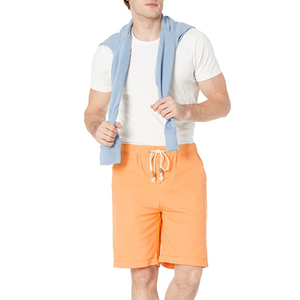 Pantalones cortos de verano informales con etiqueta personalizada para hombre, varios colores, cómodos, de tiro medio, transpirables, de punto, diseño de moda para ropa de calle - Product Image 5