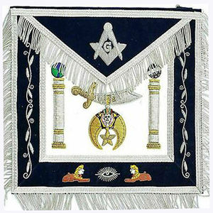 High End OES Wholesale Masonic Regalia Set Tela bordada a mano Shriner Delantal Material de metal de silicona Pin Badge Logo - Product Image 1