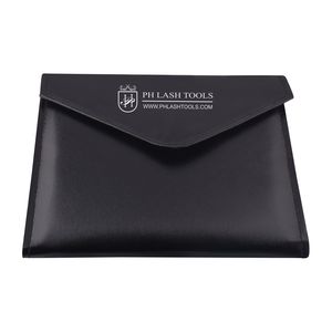 Kit de pinces à cils, outils pour maquillage, faux-cils, avec étui en cuir, set de 1, 14 pièces - Product Image 2