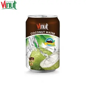 VINUT Can 330Ml Air Kelapa (Kaleng) dengan Pengembangan Produk Minuman Coklat Produsen Nol Kalori Rendah Lemak