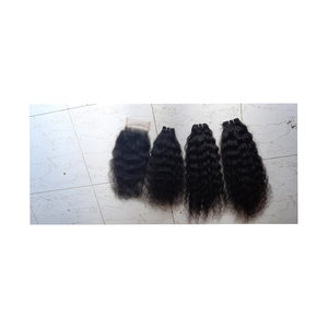 La mejor Peluca de extensiones de cabello humano brasileño de una sola trama para exportadores a granel - Product Image 1