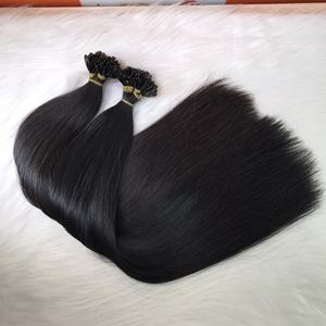 Hot Items Best Quality 100% Vietnamese Keratin U Tip Straight Natural <b>Black</b> Human <b>Hair</b> <b>Extensions</b> - Product Image 5