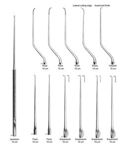 Micro instrumentos Raspatory, gancho de cuchara, Dissector - Product Image 3