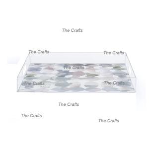 Bandeja de acrílico de diseño atractivo con la mejor calidad para servir aperitivos, comida, bandeja de frutas a precios asequibles - Product Image 2