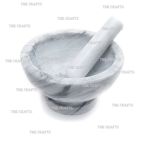 Latest Design <b>Marble</b> <b>Mortar</b> <b>And</b> <b>Pestle</b> Set With Greatest Quality Kitchen Herb Spice Tools Morter <b>And</b> <b>Pestle</b> - Product Image 3