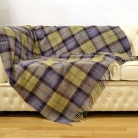 Vérifier Design 100% Laine Jeter/Couvertures/Plaids