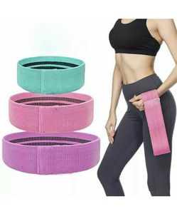 Logo personnalisé Nylon Yoga Gym Bandes de résistance Bandes d'exercice avec sac en tissu personnalisé Emballage pour Booty Hip Workout - Product Image 1