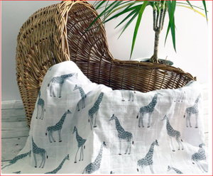 Personalized <b>Swaddle</b> Blanket Soft Organic Cotton Infant Baby Muslin <b>Swaddle</b> Blanket - Product Image 4