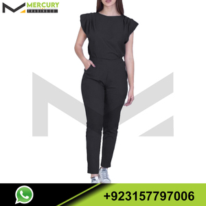 Y Tá Tùy Chỉnh Tẩy Tế Bào Chết Y Tế Tops Với Shoulder Pads Ruffle Tay Áo Bệnh Viện Tẩy Tế Bào Chết Áo Y Tá + Quần Phù Hợp Với Tẩy Tế Bào Chết Đồng Phục Bộ - Product Image 6