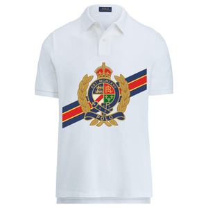 Polo personalizado con logotipo bordado, 100% algodón, venta al por mayor - Product Image 1