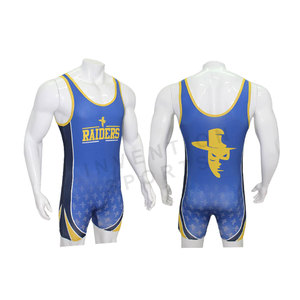 Camisetas de lucha de la mejor calidad para hombre, ropa deportiva transpirable, diseño de logotipo OEM, chalecos de lucha de tela de mezcla de poliéster Spandex - Product Image 4