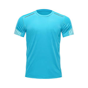 T-shirt tricoté respirant et confortable de haute qualité pour hommes, design unique, différentes couleurs, sports personnalisés en gros - Product Image 2