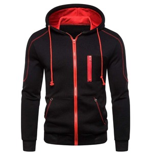 Pull à capuche en coton 100% doublé en tricot, nouvelle conception OEM, couleur unie, personnalisable, de haute qualité, vente en gros, manches longues - Product Image 1