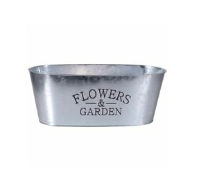 Galvanized Planter <b>for</b> Garden Decoration New Customized Shape Hot Selling Flower <b>Basket</b> - Product Image 1