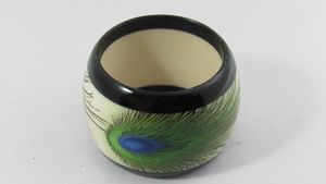 Bagues en forme d'ormeau et de corne, 50 pièces, indien, personnalisé, pour fêtes de mariage, porte-serviettes pour vaisselle, support de mouchoirs moderne - Product Image 3