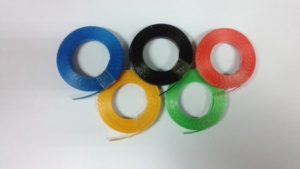 Nhà sản xuất đầy màu sắc 5mm 12mm 13mm PP Polypropylene Nhựa Dây đai CuộN logo in Hộp đóng gói đóng đai ban nhạc Sản xuất tại Ấn Độ - Product Image 3