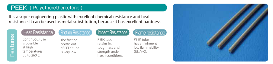 Ultra-thin HOTTY PEEK Rod Plastic/peek Medical JP Heat Resistance/friction Resistance