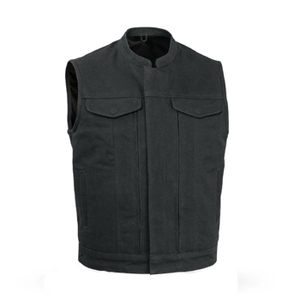 GILETS MOTO PERSONNALISÉS EN GROS GILETS POUR HOMMES SANS MANCHES GROS CASUAL SPORTS VOYAGE MATELASSÉ GILET AVEC FERMETURE ÉCLAIR POCK - Product Image 2