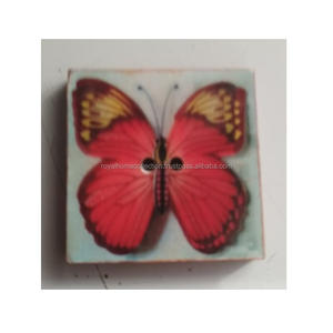 Botón impreso para niños Abrigo de madera Botón de costura Abrigo y ropa para hombres Botón decorativo al precio más barato - Product Image 2