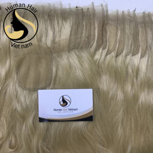 Suisse Fermeture En Dentelle Transparente, HD Dentelle Fermeture Blonde Vierge Cheveux Humains, 613 Blonde Vierge Faisceaux De Cheveux Humains - Product Image 5