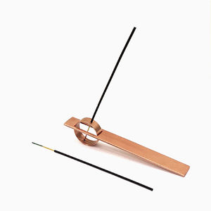 Solid Brass Rose Gold Metal <b>Incense</b> <b>Holder</b> Rose Gold - Product Image 1