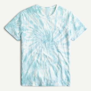 Camiseta Deportiva para Hombre, Manga Corta, Diseño Tie-Dye, 100% Algodón, Absorbe la Humedad, Secado Rápido, Elástica, Transpirable, para Gimnasio y Entrenamiento de Running - Product Image 1