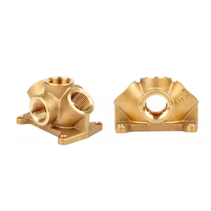 Raccord de tuyau rond pneumatique personnalisé 1/2 "5/8" Raccords rapides Raccords en laiton à 5 voies Raccords de tube Union pour ligne de connexion - Product Image 2