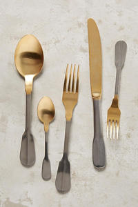 Modern Cutlery Set Silver Luxury Silver Cutlery Set Dinner Lunch Spoons Fork Knife Stainless Steel Cutlery Set high Quality - Product Image 4