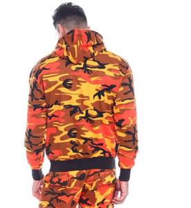 Conjunto de Sudadera con Capucha y Pantalones Deportivos de Dos Piezas, Estampado de Camuflaje, Transpirable, de Forro Polar, para Invierno, para Hombre - Product Image 3