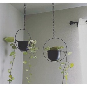 Eco friendly Modern hanging basket plastic planter Flower Pot Floor Garden Plant pot Small size for indoor balcony