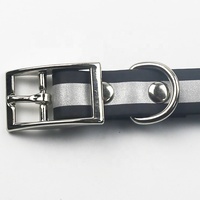 <strong>Best</strong> Selling Waterproof PVC Coated Soft <strong>Reflective</strong> <strong>Dog</strong> <strong>Collar</strong> and Leash Solid Pattern Plastic Material Pet Leash