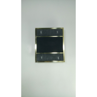 <strong>Best</strong> <strong>Selling</strong> Luxury Vibes Plant Pattern Shagreen Mouse Pad 0.635x0.432x0.01 Thick MDF + Shagreen+ Velvet + Brass Home Wedding